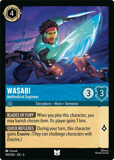 Image for Wasabi - Methodical Engineer (Azurite Sea) (149/204) - Disney Lorcana