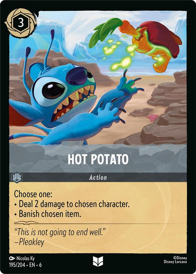 Image for Hot Potato (Azurite Sea) (195/204) - Disney Lorcana