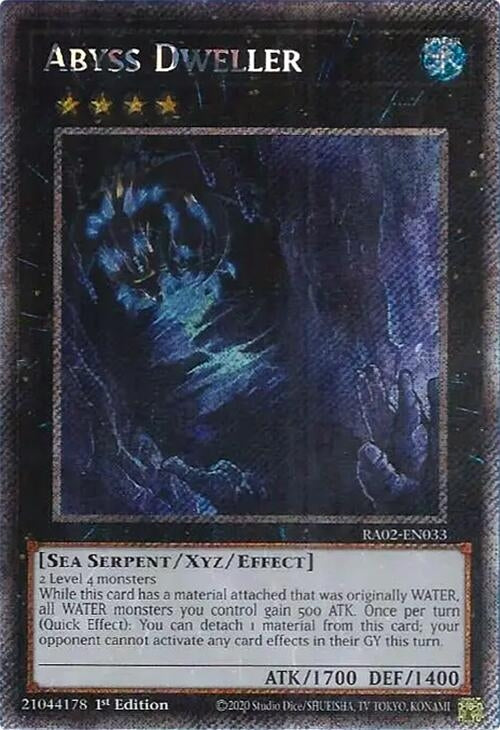 Abyss Dweller (Platinum Secret Rare) (25th Anniversary Rarity Collection II) (RA02-EN033)