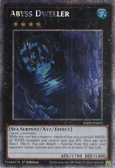 Abyss Dweller (Platinum Secret Rare) (25th Anniversary Rarity Collection II) (RA02-EN033)