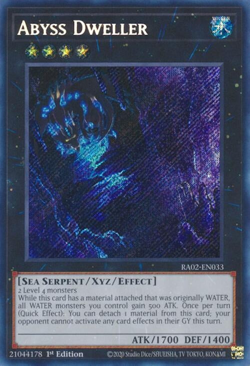 Abyss Dweller (Secret Rare) (25th Anniversary Rarity Collection II) (RA02-EN033)