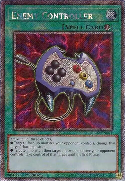 Enemy Controller (Platinum Secret Rare) (25th Anniversary Rarity Collection II) (RA02-EN051)