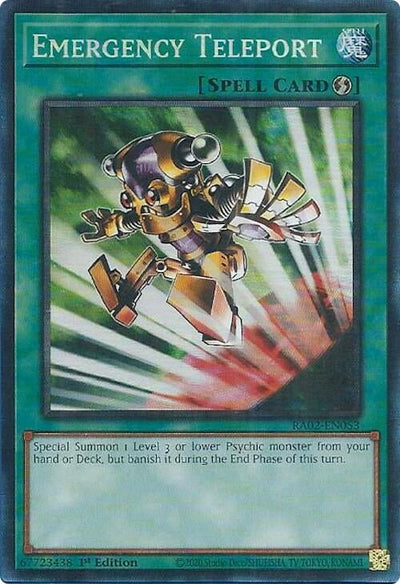 Emergency Teleport (PCR) (25th Anniversary Rarity Collection II) (RA02-EN053)