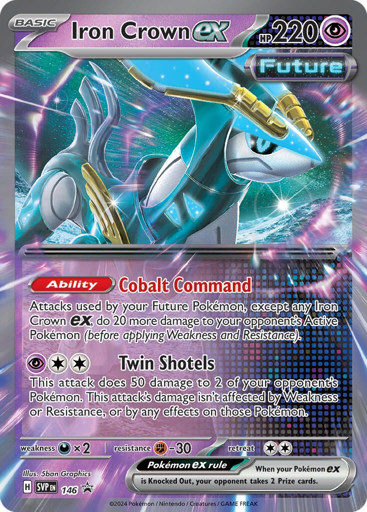 Image for Iron Crown ex - 146 (SV: Scarlet & Violet Promo Cards) (146) - Pokemon