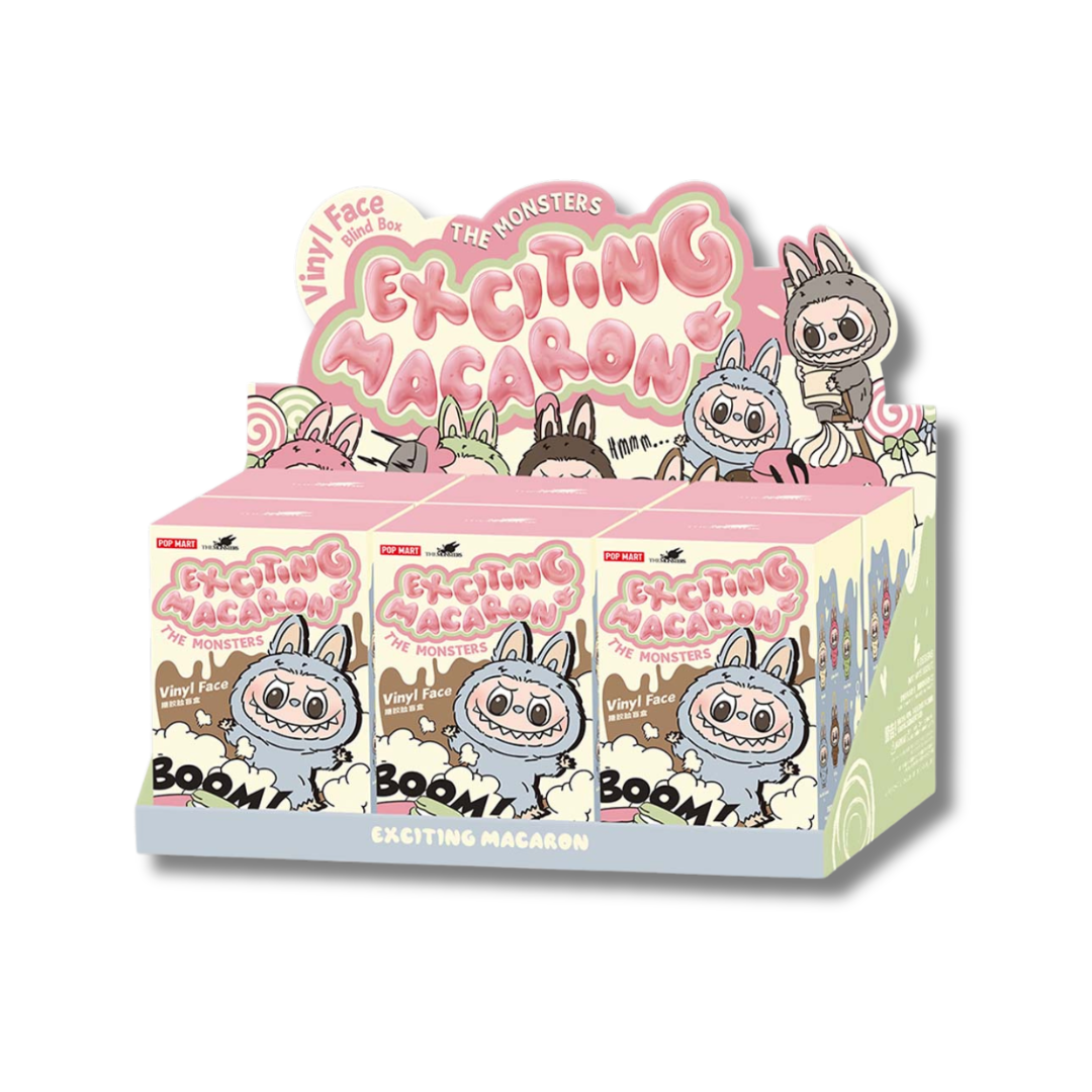 Pop Mart Labubu The Monsters Tasty Macarons Vinyl Face Blind Box