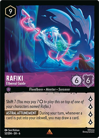 Image for Rafiki - Ethereal Guide (Azurite Sea) (52/204) - Disney Lorcana