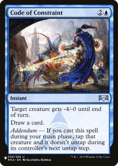 Image for Code of Constraint (The List Reprints) (035/259) - Magic: The Gathering