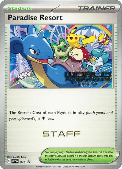 Image for Paradise Resort - 045 (World Championships 2023) [Staff] (SV: Scarlet & Violet Promo Cards) (045) - Pokemon