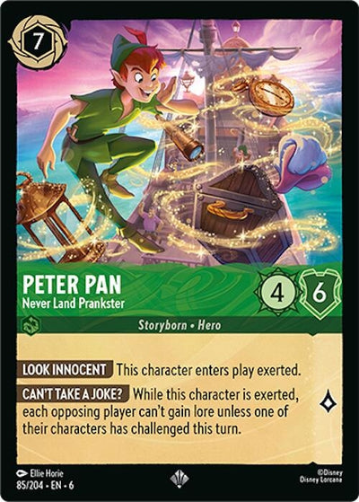 Image for Peter Pan - Never Land Prankster (Azurite Sea) (85/204) - Disney Lorcana
