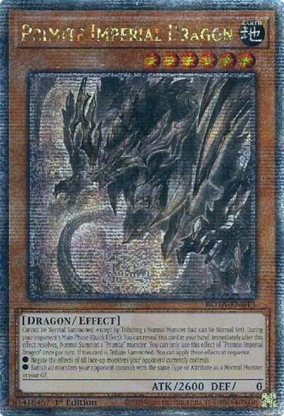 Image for Primite Imperial Dragon (Quarter Century Secret Rare) (Rage of the Abyss) (ROTA-EN013) - YuGiOh