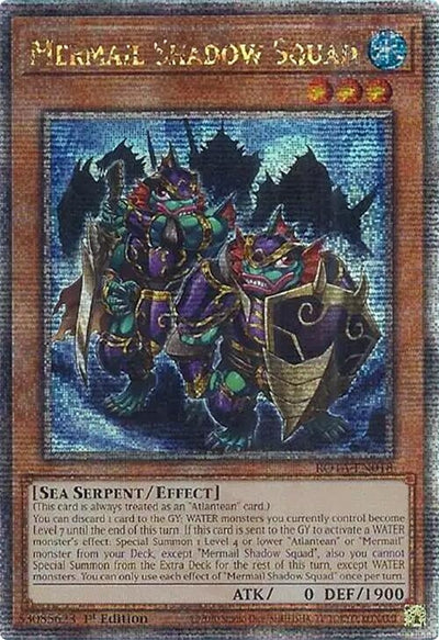 Image for Mermail Shadow Squad (Quarter Century Secret Rare) (Rage of the Abyss) (ROTA-EN018) - YuGiOh