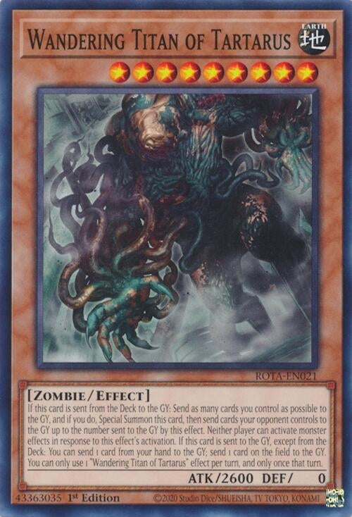 Image for Wandering Titan of Tartarus (Rage of the Abyss) (ROTA-EN021) - YuGiOh