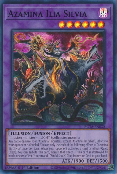 Image for Azamina Ilia Silvia (Rage of the Abyss) (ROTA-EN030) - YuGiOh