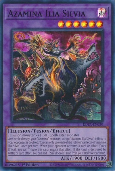 Image for Azamina Ilia Silvia (Rage of the Abyss) (ROTA-EN030) - YuGiOh