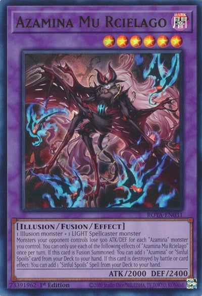 Image for Azamina Mu Rcielago (Rage of the Abyss) (ROTA-EN031) - YuGiOh