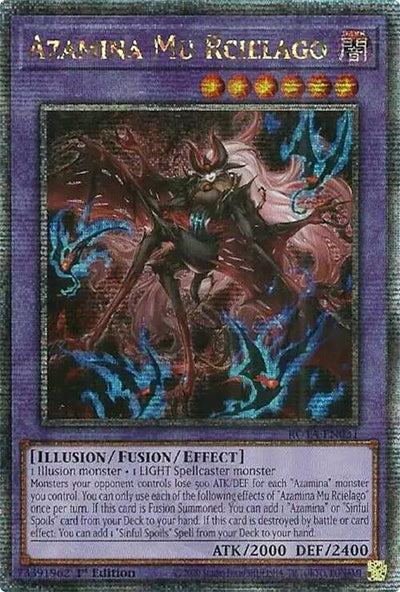 Image for Azamina Mu Rcielago (Quarter Century Secret Rare) (Rage of the Abyss) (ROTA-EN031) - YuGiOh
