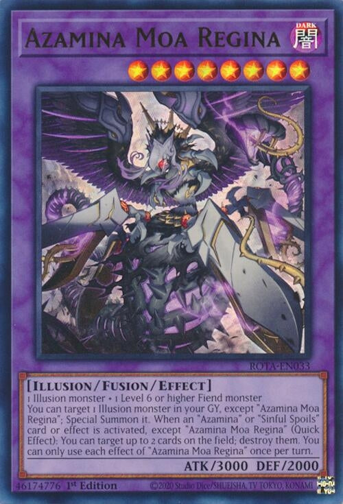 Image for Azamina Moa Regina (Rage of the Abyss) (ROTA-EN033) - YuGiOh