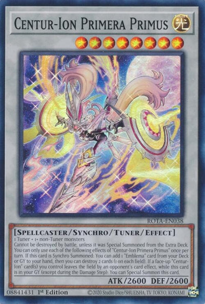 Image for Centur-Ion Primera Primus (Rage of the Abyss) (ROTA-EN038) - YuGiOh