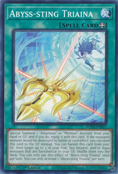 Image for Abyss-sting Triaina (Rage of the Abyss) (ROTA-EN062) - YuGiOh