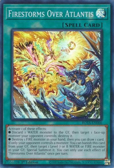 Image for Firestorms Over Atlantis (Rage of the Abyss) (ROTA-EN066) - YuGiOh