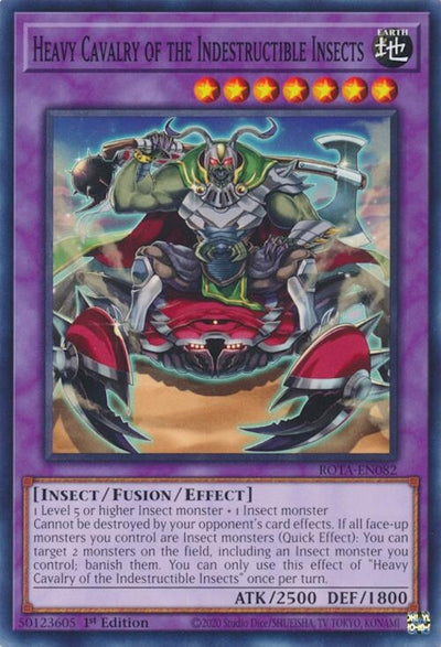 Image for Heavy Cavalry of the Indestructible Insects (Rage of the Abyss) (ROTA-EN082) - YuGiOh