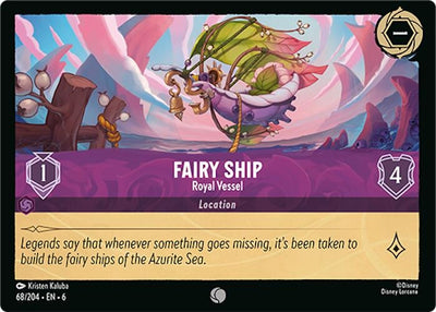 Image for Fairy Ship - Royal Vessel (Azurite Sea) (68/204) - Disney Lorcana