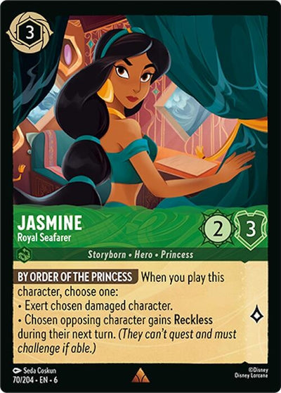 Image for Jasmine - Royal Seafarer (Azurite Sea) (70/204) - Disney Lorcana
