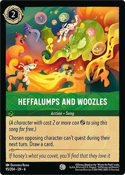 Image for Heffalumps and Woozles (Azurite Sea) (95/204) - Disney Lorcana