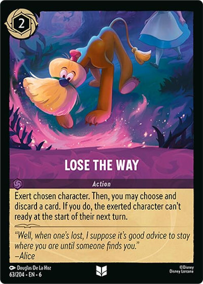 Image for Lose the Way (Azurite Sea) (63/204) - Disney Lorcana