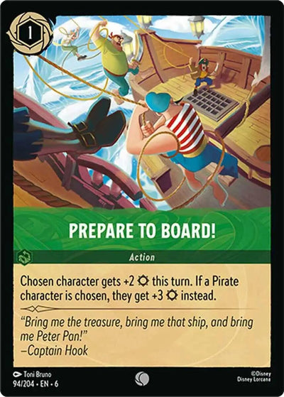 Image for Prepare to Board! (Azurite Sea) (94/204) - Disney Lorcana