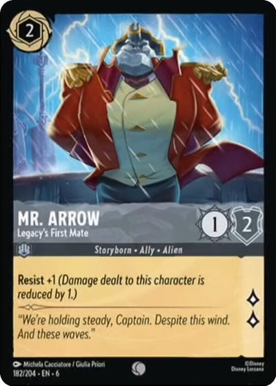 Image for Mr. Arrow - Legacy's First Mate (Azurite Sea) (182/204) - Disney Lorcana