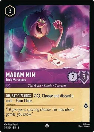 Image for Madam Mim - Truly Marvelous (Azurite Sea) (55/204) - Disney Lorcana