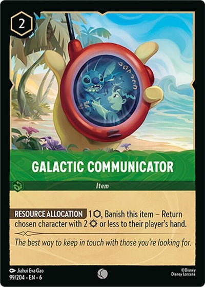 Image for Galactic Communicator (Azurite Sea) (99/204) - Disney Lorcana