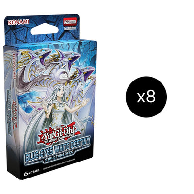 Image for Blue-Eyes White Destiny Structure Deck Display [Structure Deck: Blue-Eyes White Destiny]