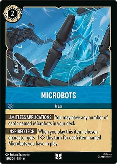 Image for Microbots (Azurite Sea) (167/204) - Disney Lorcana