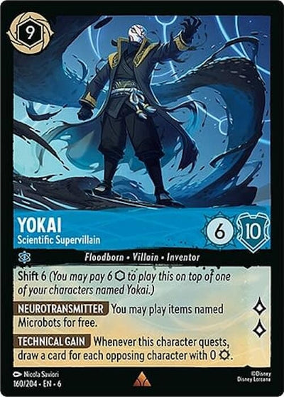 Image for Yokai - Scientific Supervillain (Azurite Sea) (160/204) - Disney Lorcana