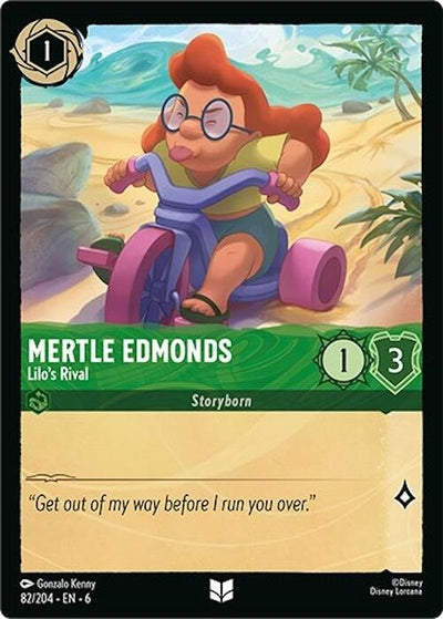 Image for Mertle Edmonds - Lilo's Rival (Azurite Sea) (82/204) - Disney Lorcana