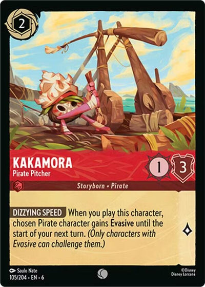 Image for Kakamora - Pirate Pitcher (Azurite Sea) (105/204) - Disney Lorcana