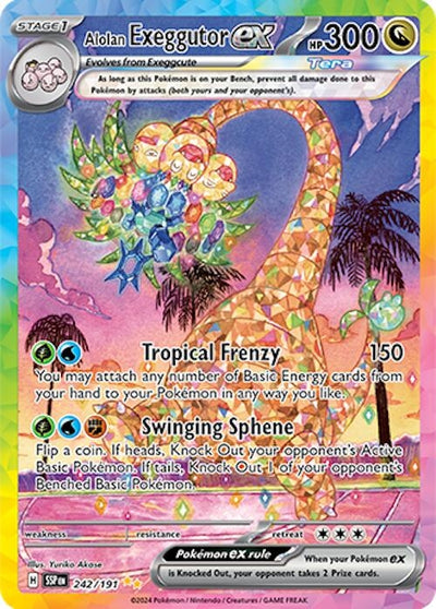 Image for Alolan Exeggutor ex (SV08: Surging Sparks) (242/191) - Pokemon