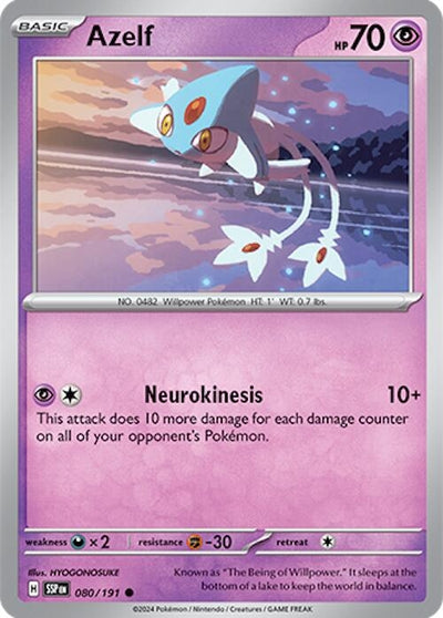 Image for Azelf (SV08: Surging Sparks) (080/191) - Pokemon