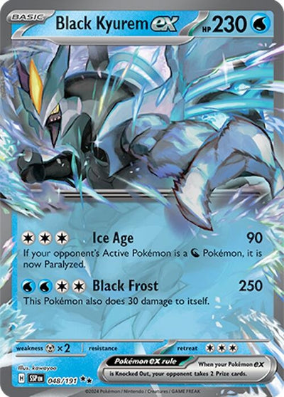 Image for Black Kyurem ex (SV08: Surging Sparks) (048/191) - Pokemon