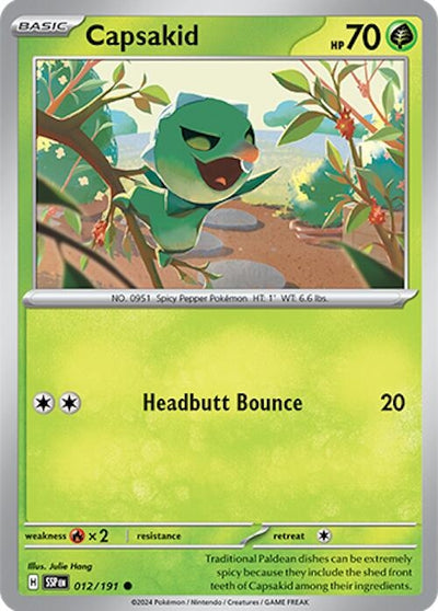 Image for Capsakid (SV08: Surging Sparks) (012/191) - Pokemon