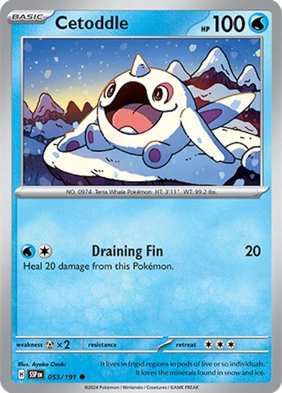 Image for Cetoddle (SV08: Surging Sparks) (053/191) - Pokemon