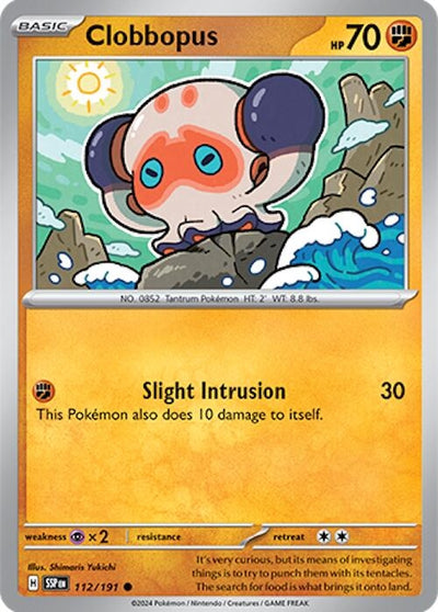 Image for Clobbopus (SV08: Surging Sparks) (112/191) - Pokemon
