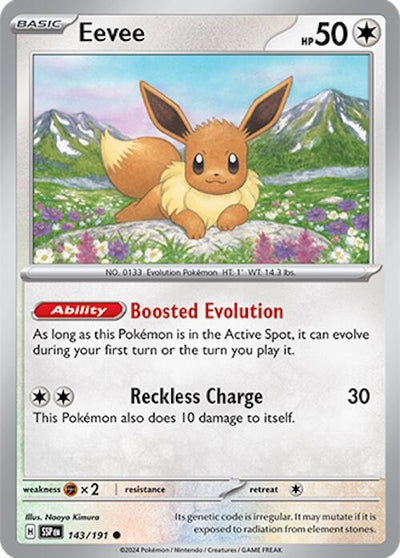 Image for Eevee (SV08: Surging Sparks) (143/191) - Pokemon