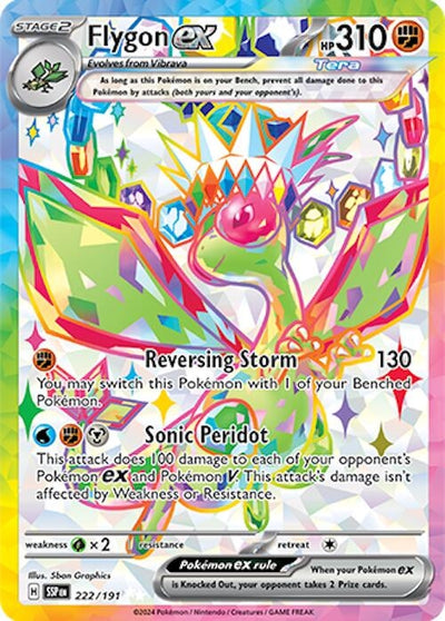Image for Flygon ex (SV08: Surging Sparks) (222/191) - Pokemon