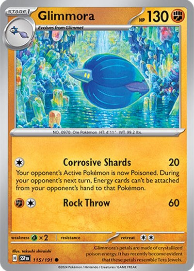Image for Glimmora (SV08: Surging Sparks) (115/191) - Pokemon