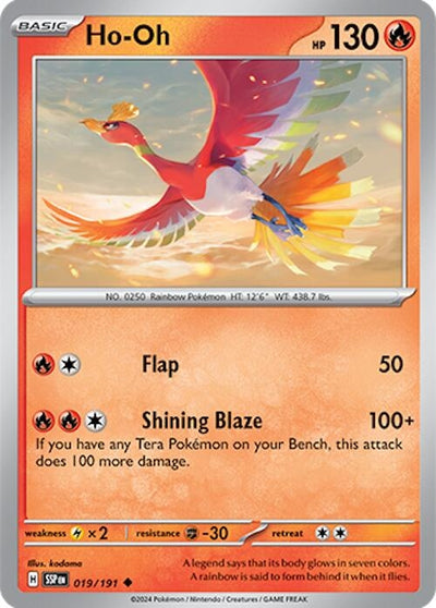 Image for Ho-Oh (SV08: Surging Sparks) (019/191) - Pokemon
