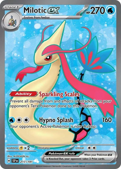 Image for Milotic ex (SV08: Surging Sparks) (217/191) - Pokemon