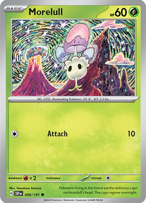 Image for Morelull (SV08: Surging Sparks) (008/191) - Pokemon